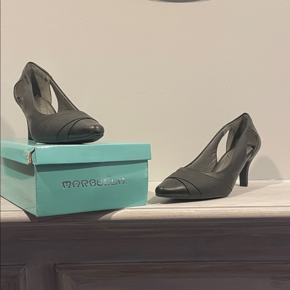 Marbella Elegant Black Heels